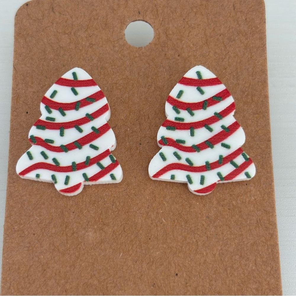 CHRISTMAS TREE CAKES Earrings - NEW!